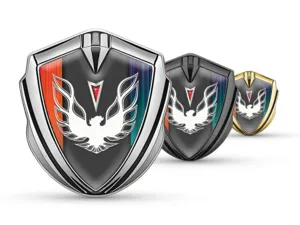 Pontiac 3D Emblema Insignia Experto Concepto Acero Inox 3D